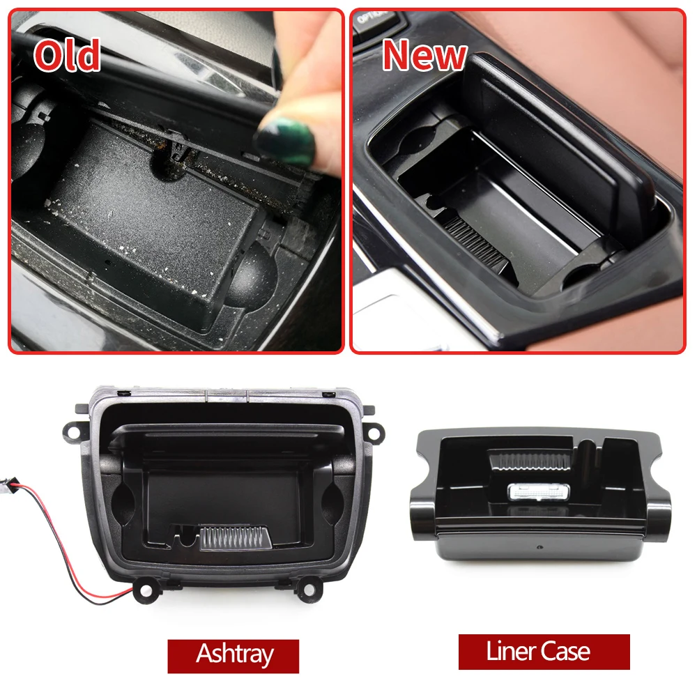 

F10 F11 Central Console Ashtray Smoke Ash Tray Assembly For BMW F10 F11 520 523 525 528 530 535 2010-2017 51169206347