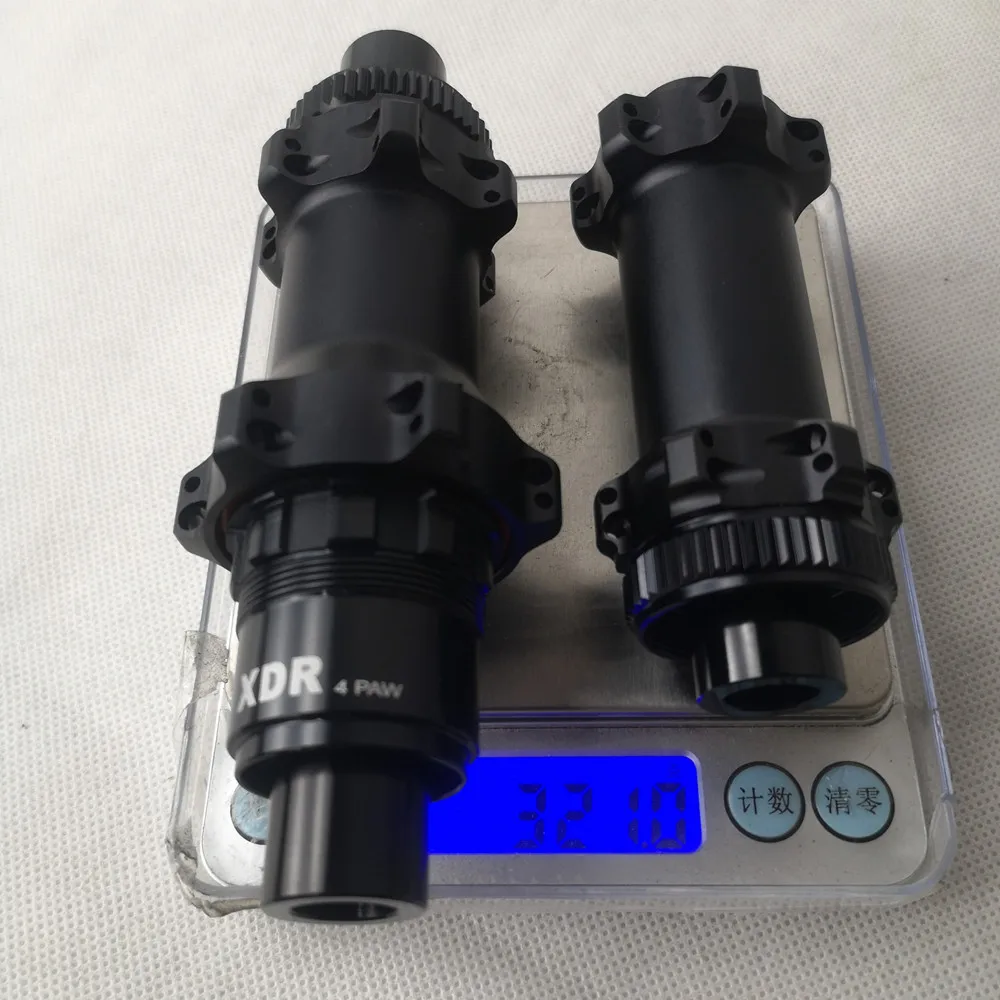 Ступица для дорожного велосипеда 320g XDR 12S черная Передняя с 24/задними 24