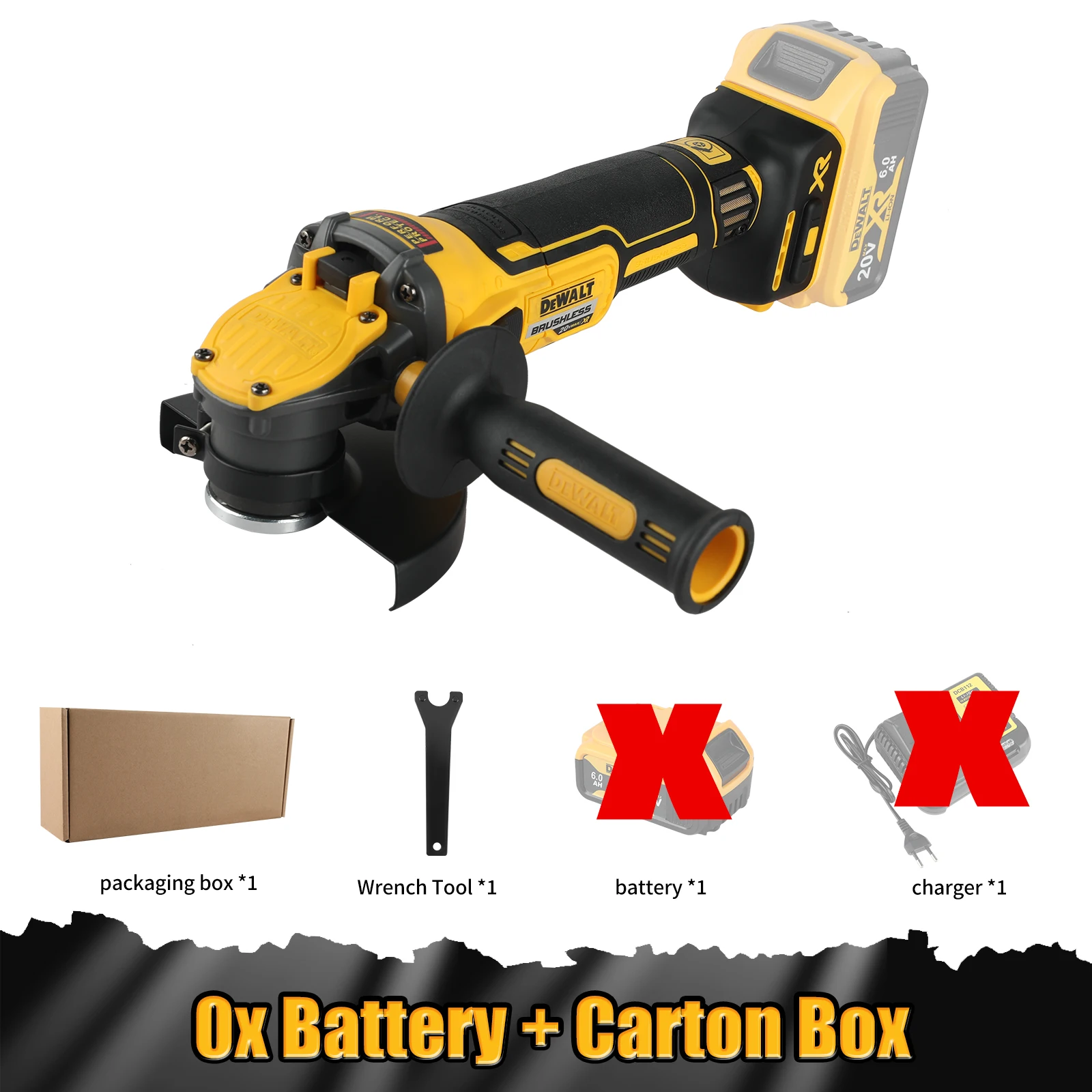 

DEWALT DCG409 Бесщеточная Угловая Шлифмашина 20В