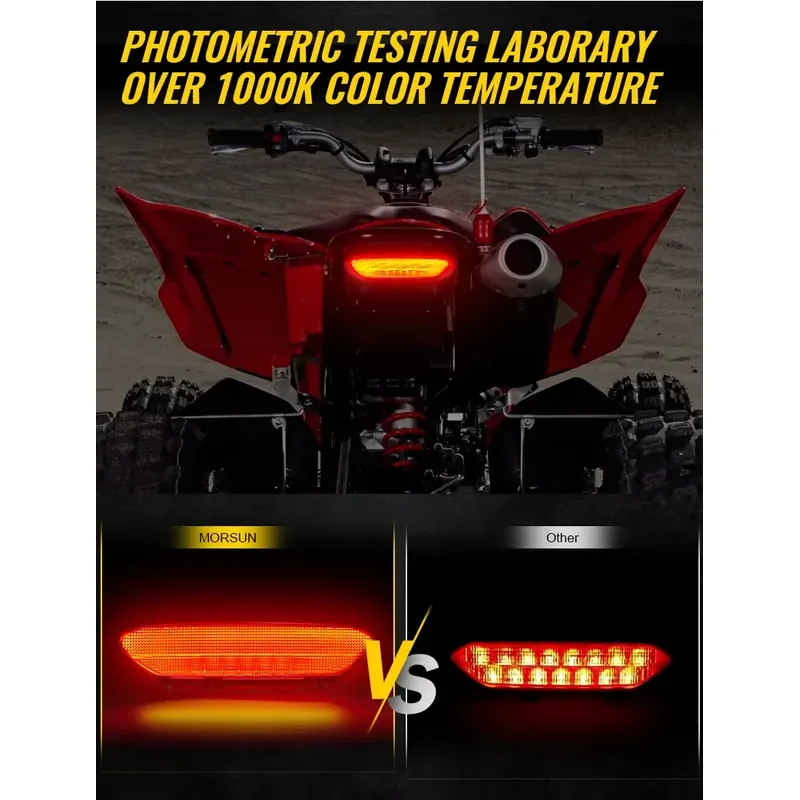 Фото Светодиодные задние фонари i MS-0609YFZ450 для YFZ450 2006-2009, Raptor 700, светодиодный задний фонарь для квадроцикла, освещение для ATV №4