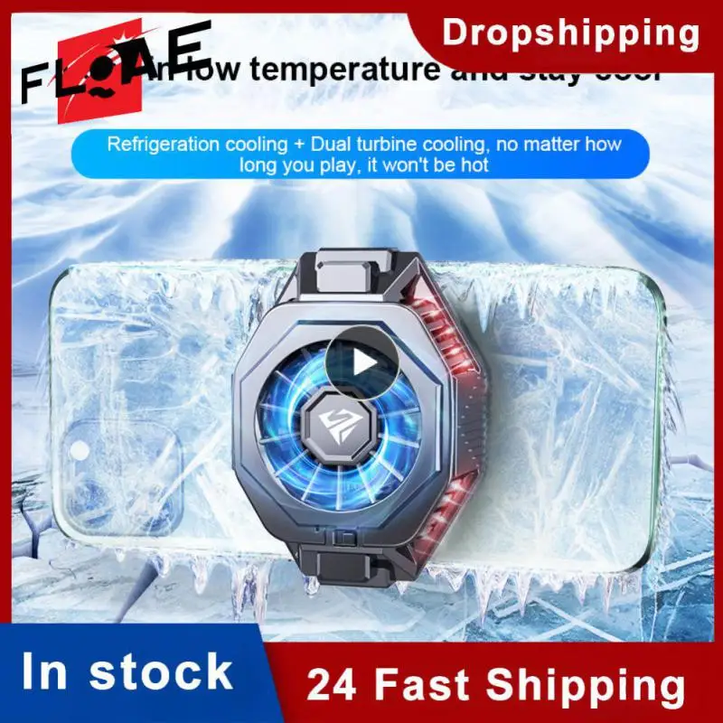 

Cooling Clip Mobile Phone Radiator Silent Cooling Artifact Smart Phone Cooling Fan Heat Dissipation And Back Clip Refrigeration