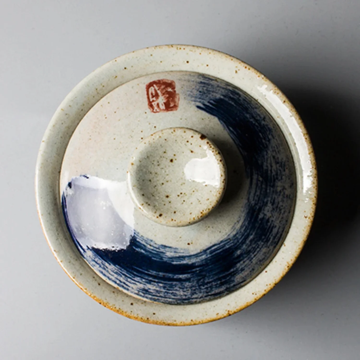 Zen Ручная роспись Gaiwan Чайная керамика Wasten с крышкой посуда Кунг-фу церемония