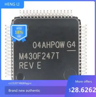 Новинка 100%, бесплатная доставка, MSP430F247TPMR M430F247T MSP430F247TPM MSP430F247 QFP64
