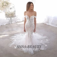 anna princess trumpet v neck illusion wedding dresses cap sleeve appliques court train wedding dresses for women customised