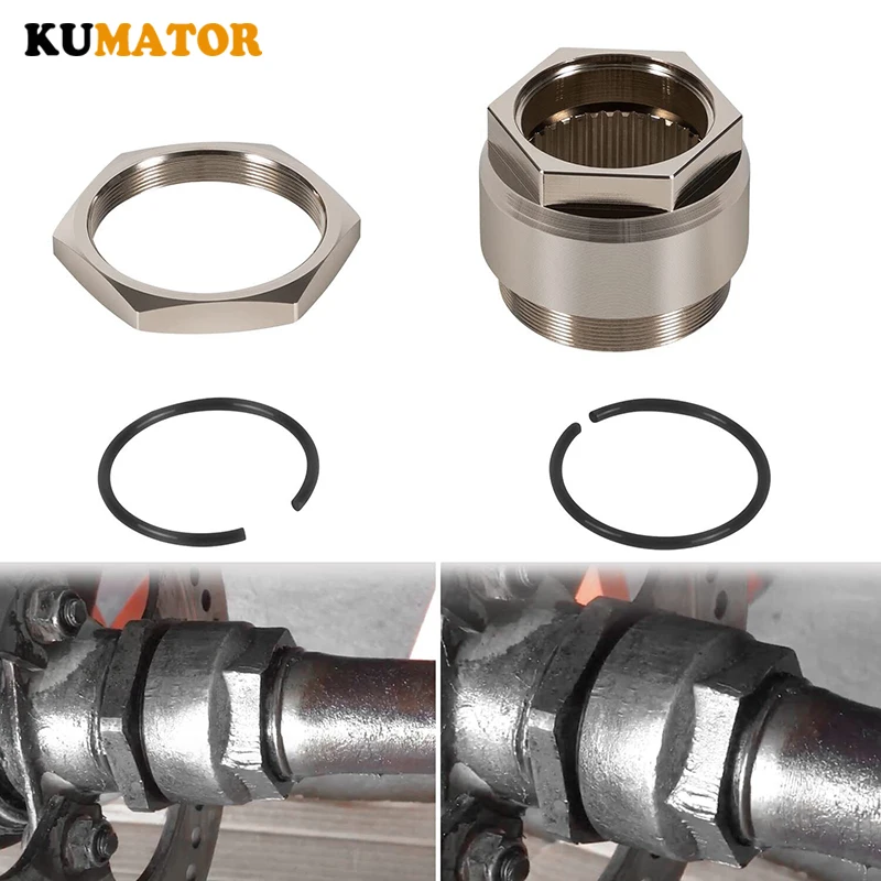 

Rear Axle Lock Nut Clip Bolt Jam Sleeve for Honda TRX300EX TRX400EX TRX250X TRX400X ATC250R ATC350X