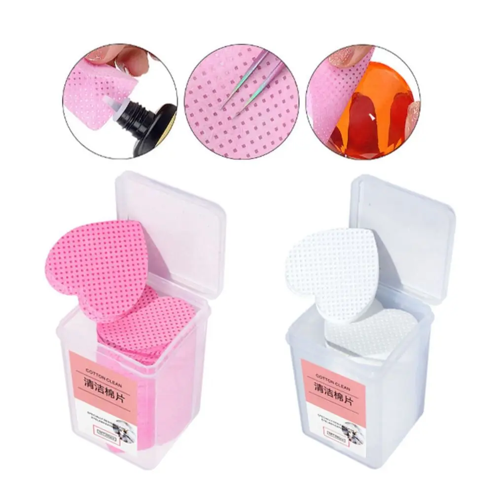 

Paper Cosmetics Beauty Makeup Tools Cleaning Cotton Pads Remover Cotton Lash Glue Remover Pad Eyelash Cotton Wipes