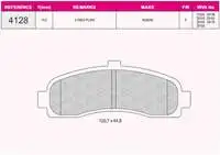 

Десять тормозных колодок MICRA K11 для 94128