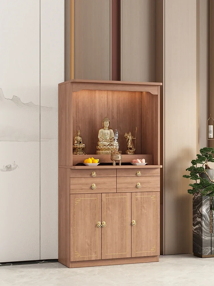 SGF новый китайский вертикальный шкаф Бог богатства Гуаньинь Гуан Гонг шентай