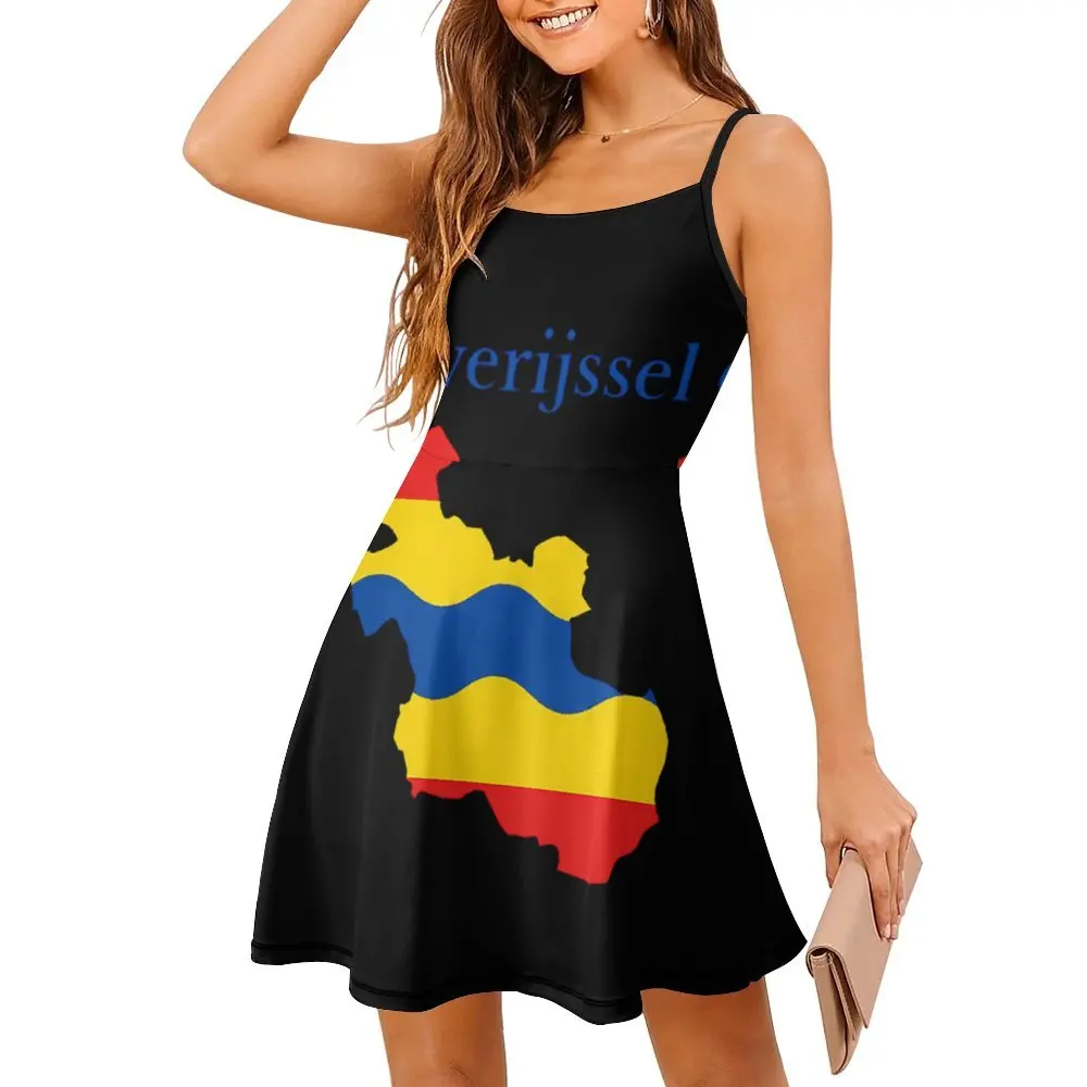 Женское платье на бретельках Overijssel с изображением провинции флага Нидерландов