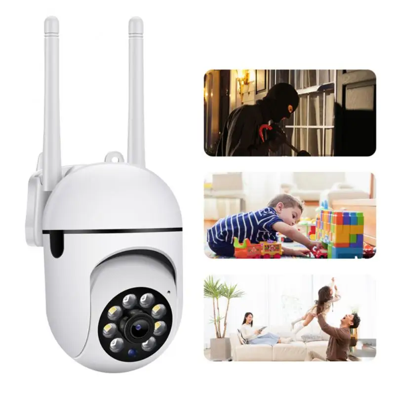 

720P PTZ Surveillance IP Camera HD Lens Full Color WIFI Security CCTV Camera Outdoor Real-time Monitor Support 128G Storage