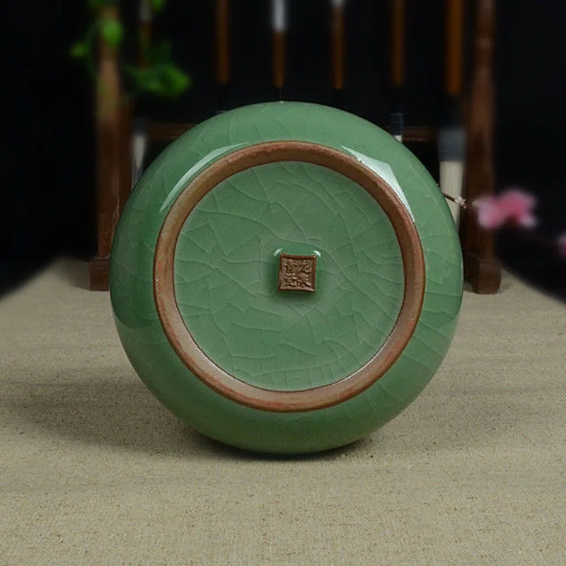 Банка для чая Celadon из оловянной фольги герметичная банка Ge печь керамический