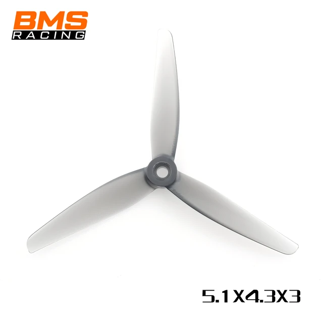 HQProp BMS Racing 5.1x4.3x3 Grey propeller