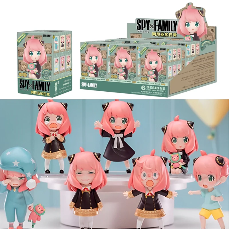 

SPY×FAMILY Anya's Daily Life Series Blind Box Toys Cartoon Anime Figure Fashion Model Decoration Creative Kids Birthday Gifts