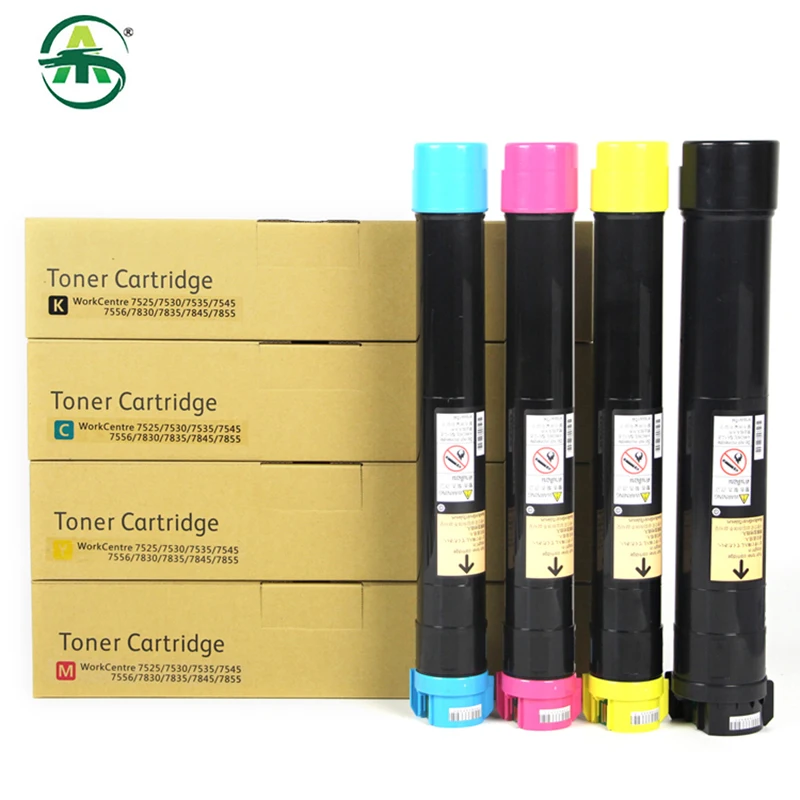 

1Set BK400g CMY300g WC7525 Toner Cartridge For Xerox WorkCentre 7525 7530 7535 7545 7556 7830 7835 7845 7855 7970 Toner Powder