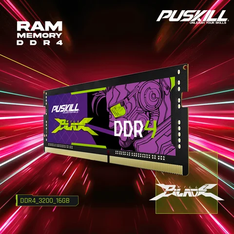 PUSKILL Memoria Ram DDR4 8 ГБ 4 ГБ 16 ГБ 2400 МГц 2133 2666 МГц Sodimm Высокопроизводительная память для ноутбука