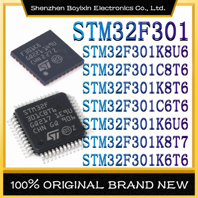 

Микросхема STM32F301K8U6 STM32F301C8T6 STM32F301K8T6 STM32F301C6T6 STM32F301K6U6 STM32F301K8T7 STM32F301K6T6