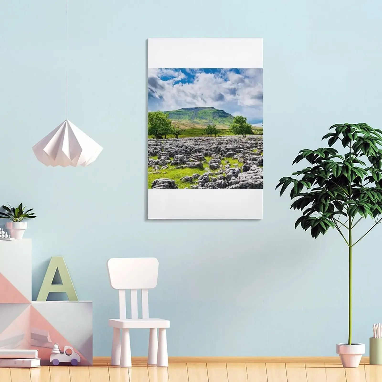 Печать на холсте &quotIngleborough mountain from Souther Scales&quot