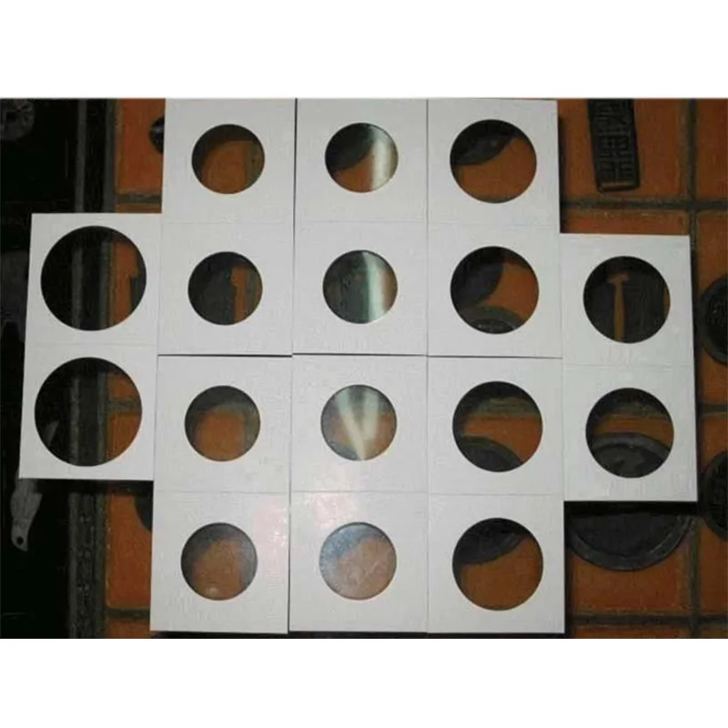 50 шт. квадратные картонные держатели для монет принадлежности коллекция