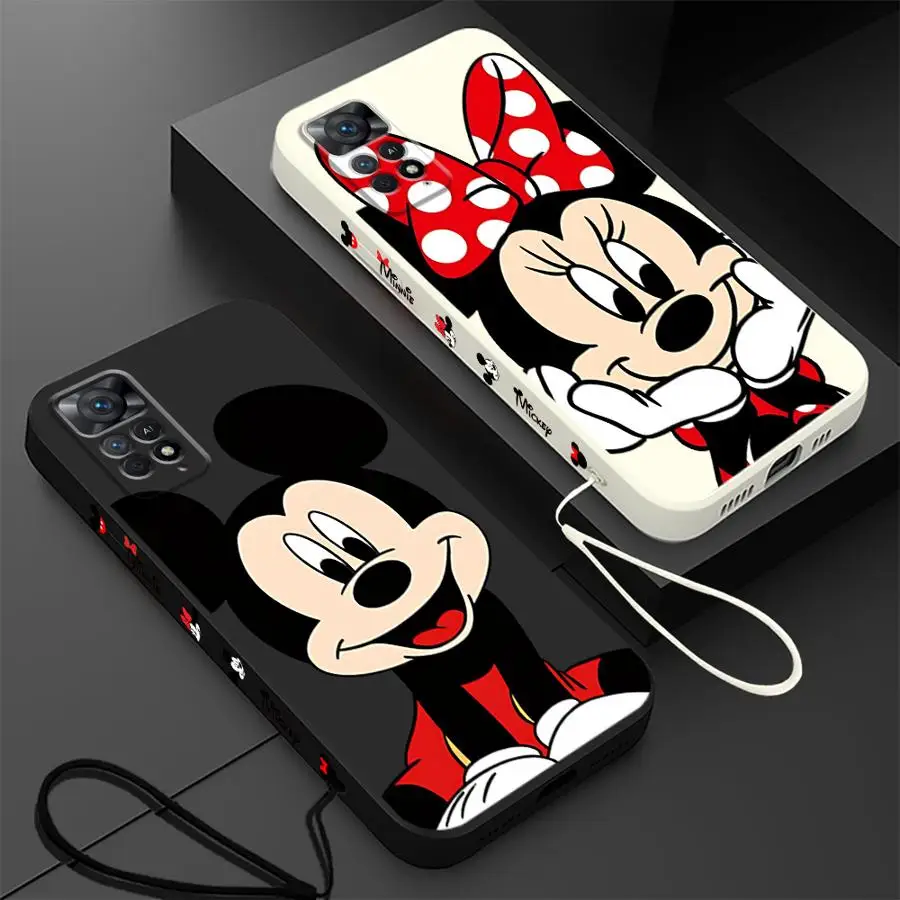 Чехол для телефона Disney с Микки и Минни Маусом Xiaomi Redmi Note 12 Pro Plus 9T 9S 8 9 13 10 12S 11S 11 5G 10T