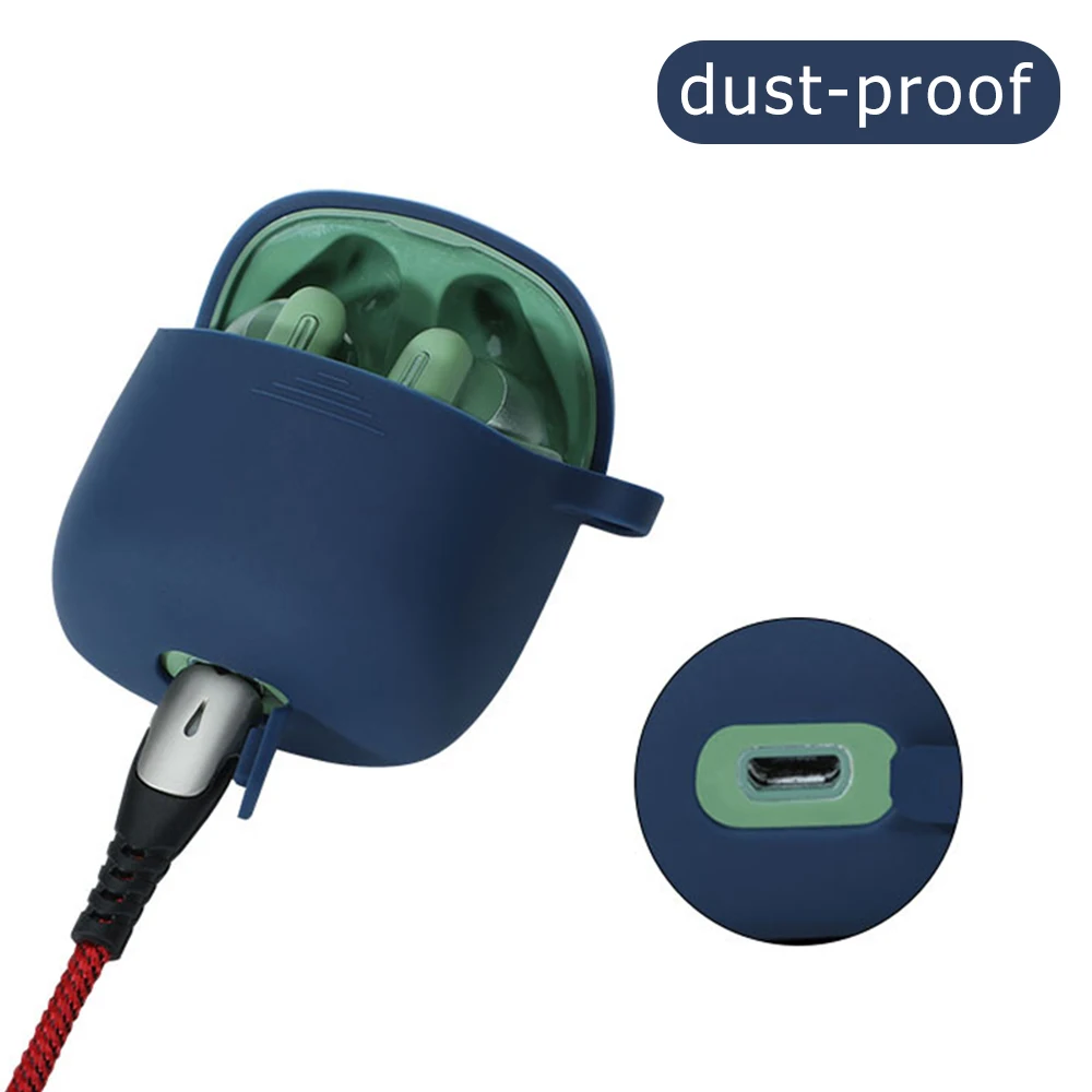 Силиконовый чехол для беспроводных наушников JBL Tune 220TWS однотонный 220 TWS цельный