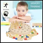 Детская деревянная палочка для запоминания, шахматы, веселая цветная игра, настольные головоломки, развивающие игрушки для познавательных способностей, обучающие игрушки для детей