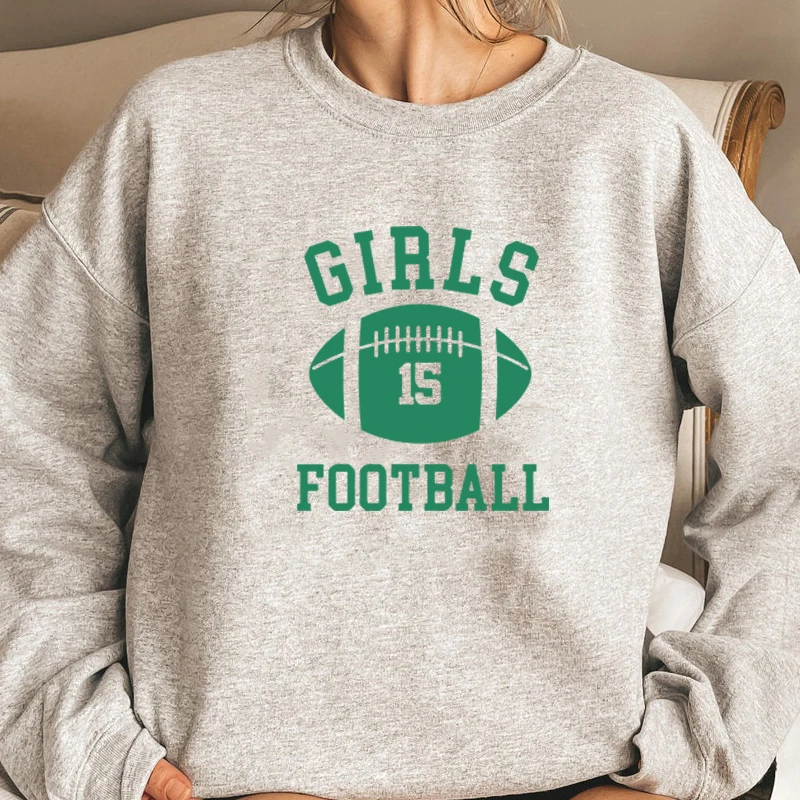 

Friends Sweatshirt Women Rachel Green Girls Football Crewneck Sweatshirt Friends TV Show Long Sleeve Spring Clothes