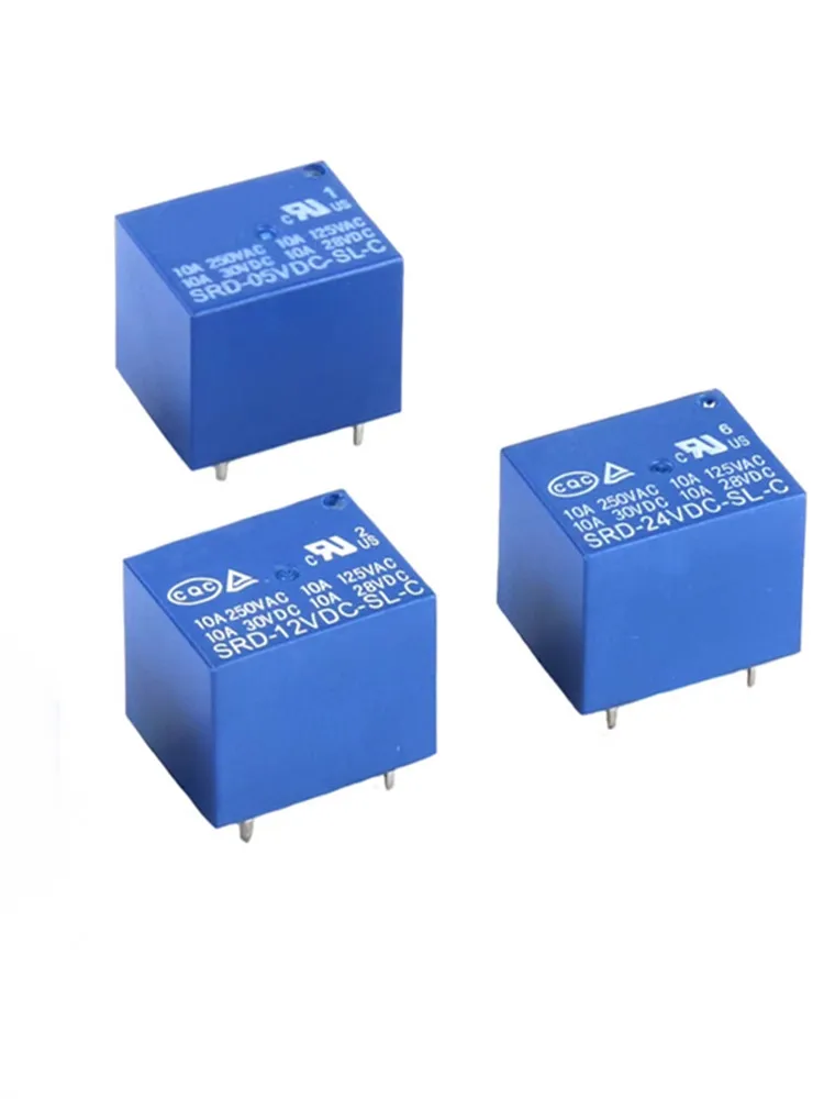 10 шт. новинка 100% реле мощности фотолампа фотосессия SRD 12 В постоянного тока SL C 10A 250