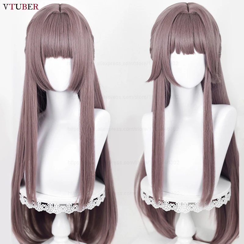 Парик для косплея Herta термостойкие синтетические волосы длинные прямые