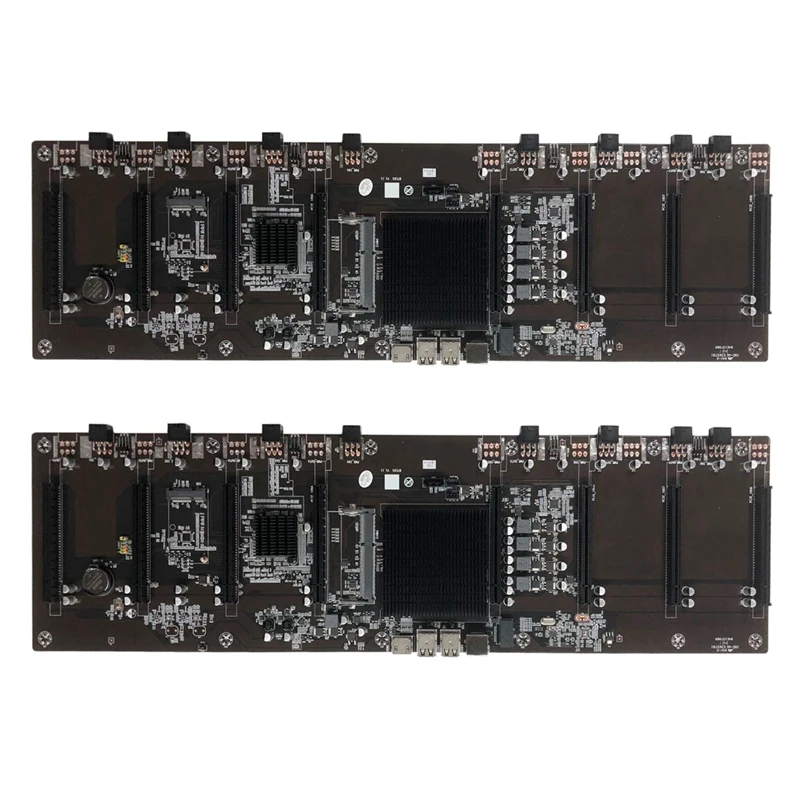 

2X HM65 BTC Майнер материнская плата 8xpcie 16X Графический слот для карты памяти DDR3 слот для памяти RX GTX10 GTX20 GTX30 серия