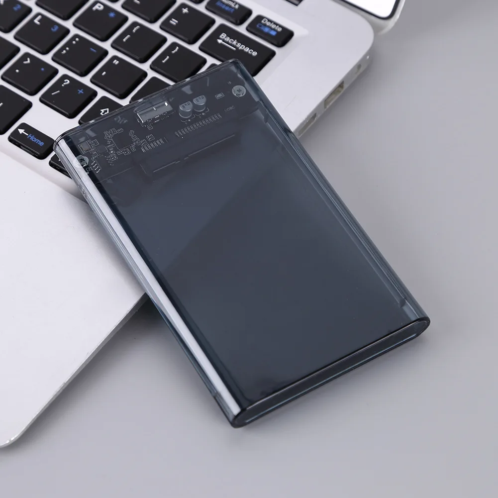 Прозрачный чехол для SSD Type-C USB 2 5 на SATA дюйма