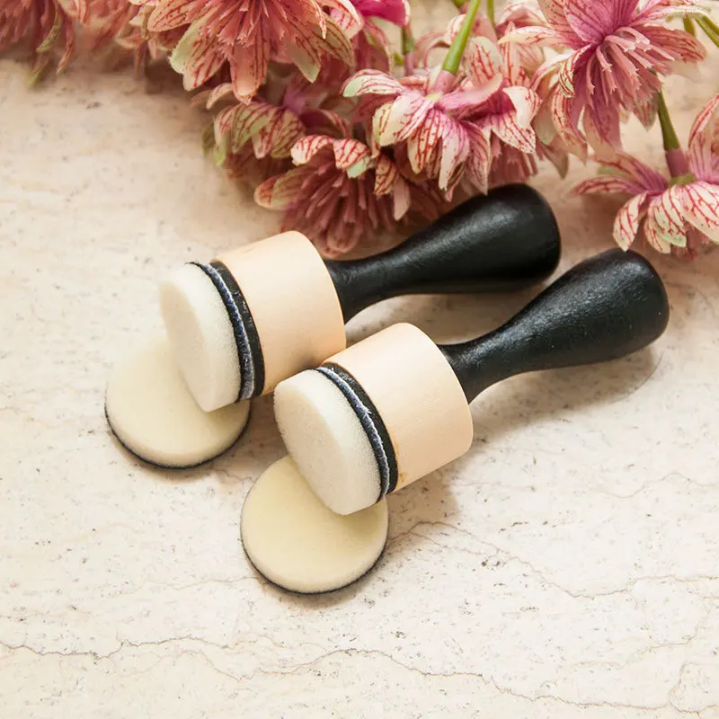 Мини-инструмент для растушевки круглых чернил сменные поролоновые стены