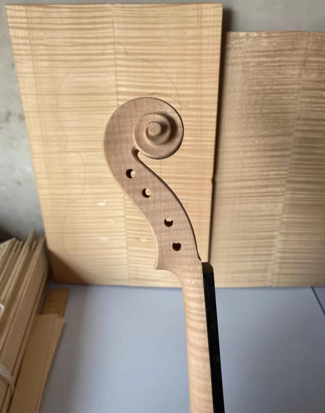 Профессиональная Кленовая скрипка более 20 лет необработанная белая фотоскрипка