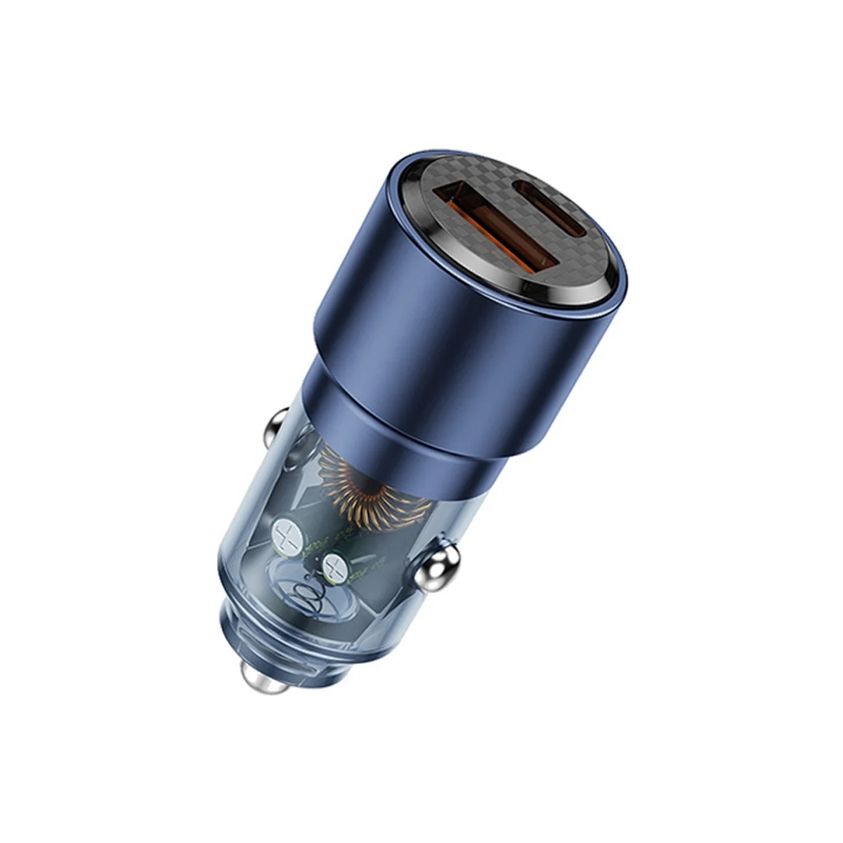 

Прозрачное автомобильное зарядное устройство Ac, автомобильное зарядное устройство для телефона 95 Вт, быстрая зарядка Qc3.0 Scp 3A Pd, автомобильн...