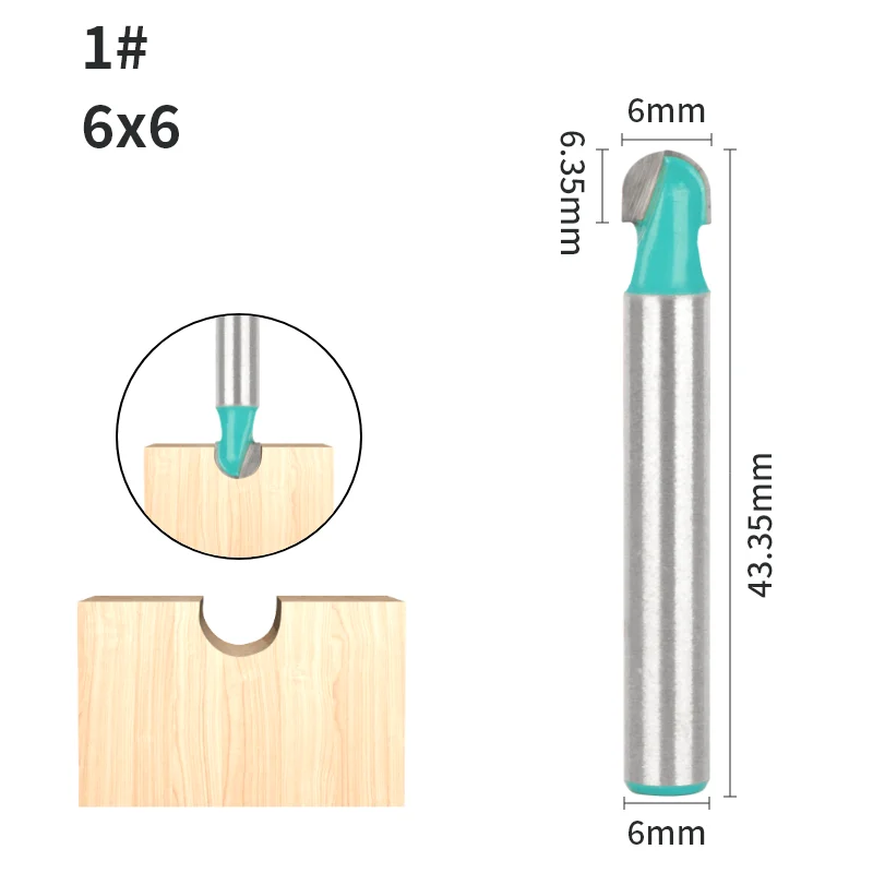 

YUSUN 1 шт. 6 мм хвостовик зеленая бухта коробка фреза деревообрабатывающая фреза для дерева фреза торцевая фреза твердосплавная фреза концевая фреза