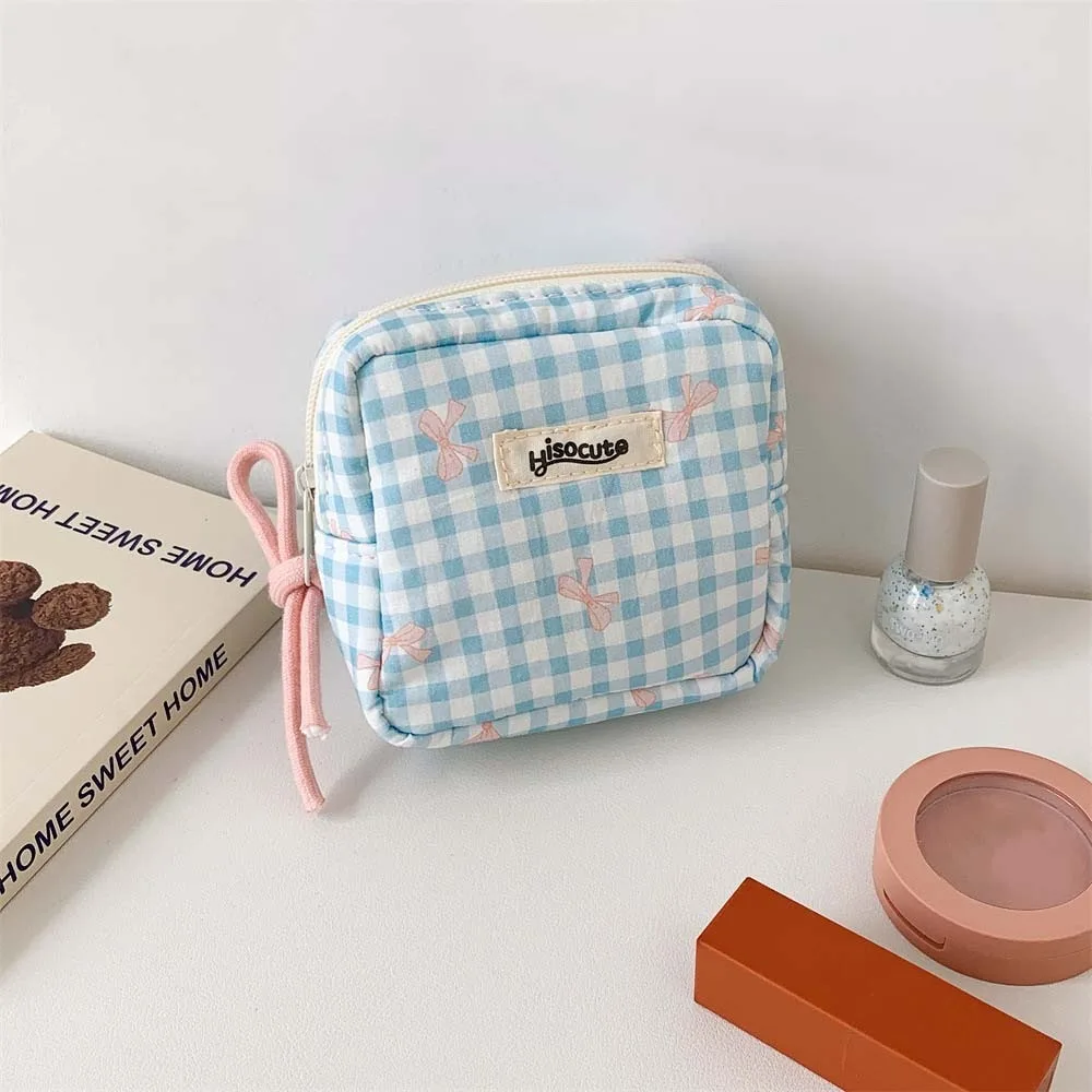 Косметичка для хранения кистей макияжа с бантом косметичка мытья большая