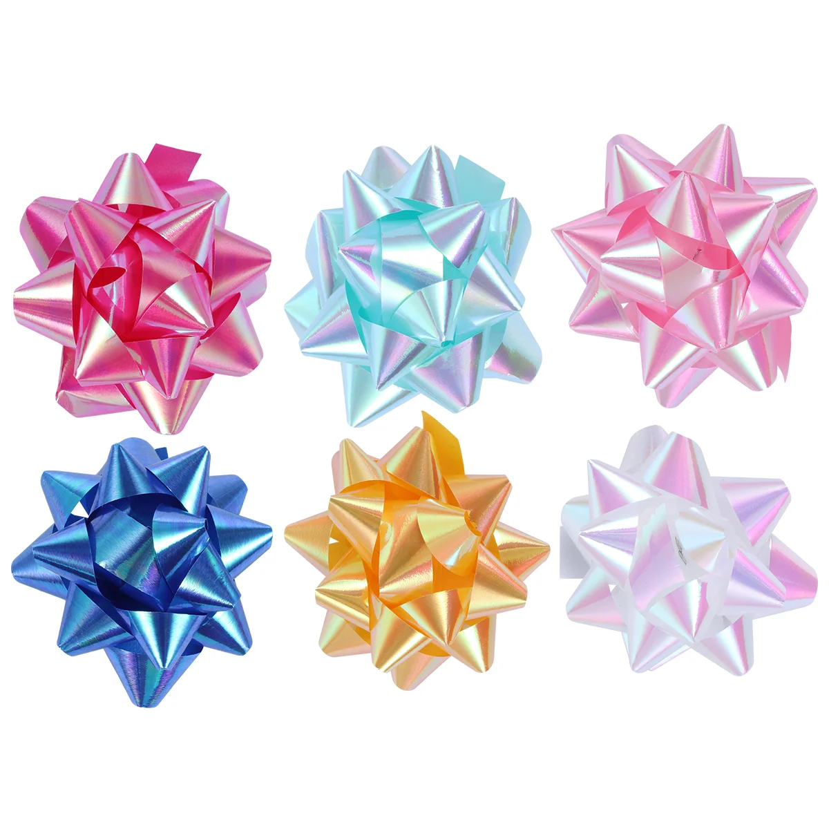 

30 Pcs Star Flower Decoration Gift Wrap Pull Box Glitter Ribbon Bows Wedding Favors Basket