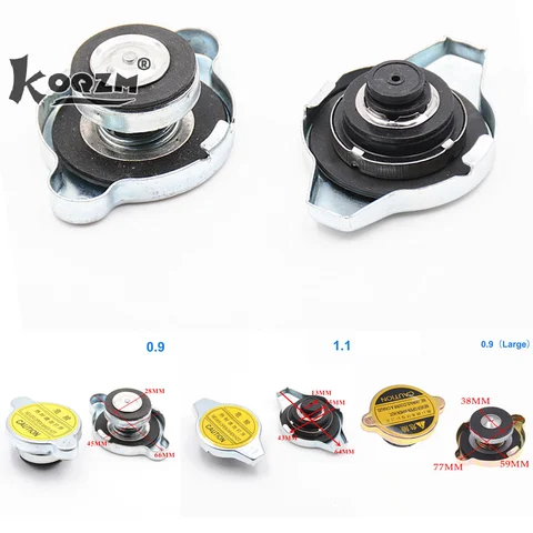 1 шт., 3 размера, крышка радиатора общего типа 0,9 для большинства автомобилей