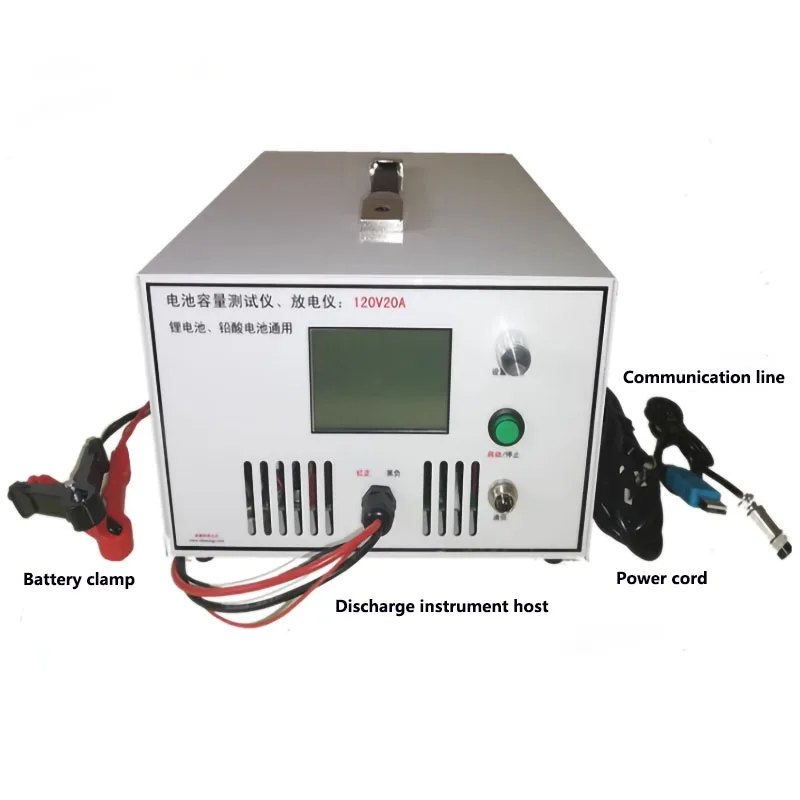 Тестер емкости аккумулятора GN-D120V20A разрядник 1-120 В 20 А универсальный