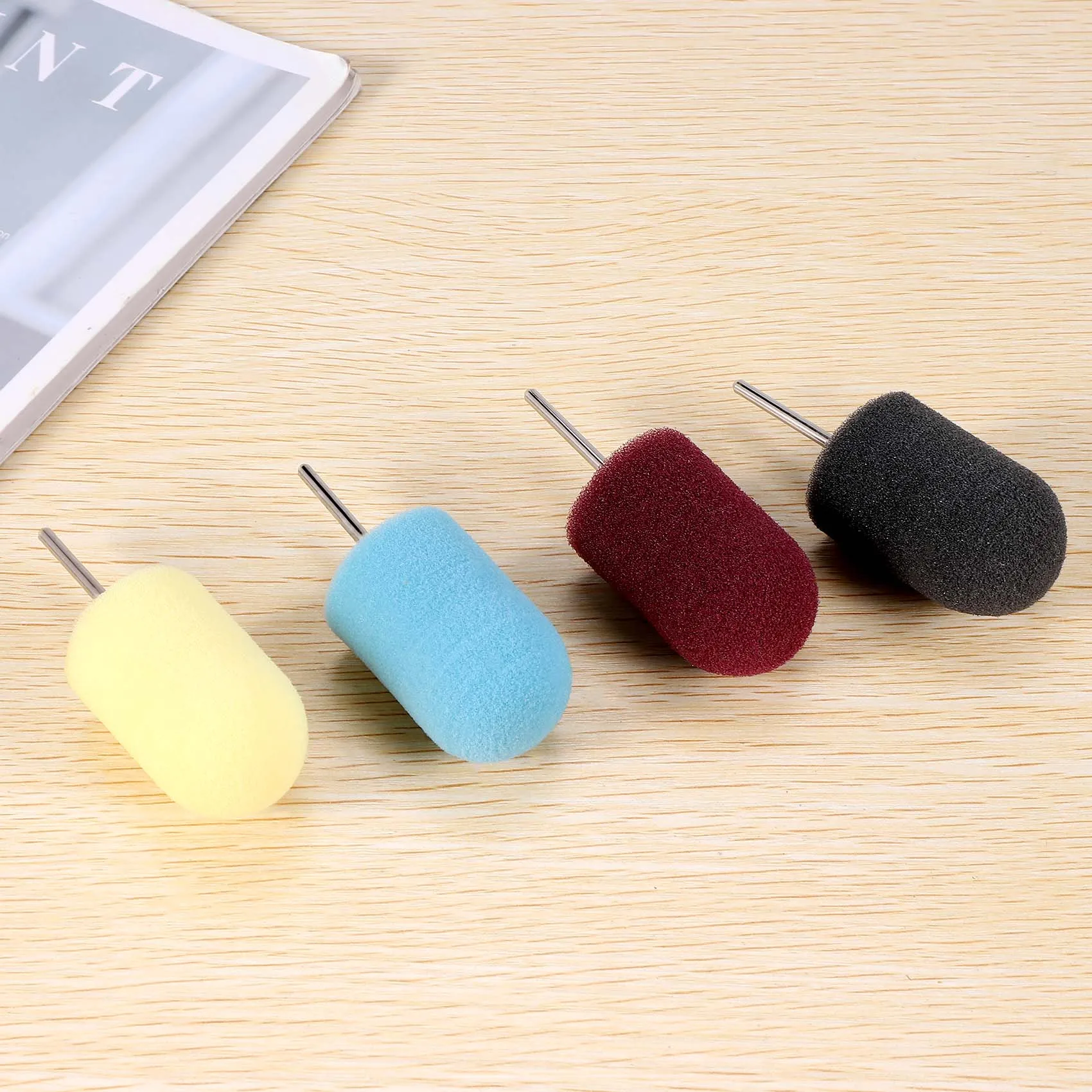 Флюоресцентная Губка Для Полировки Автомобиля конусная металлическая