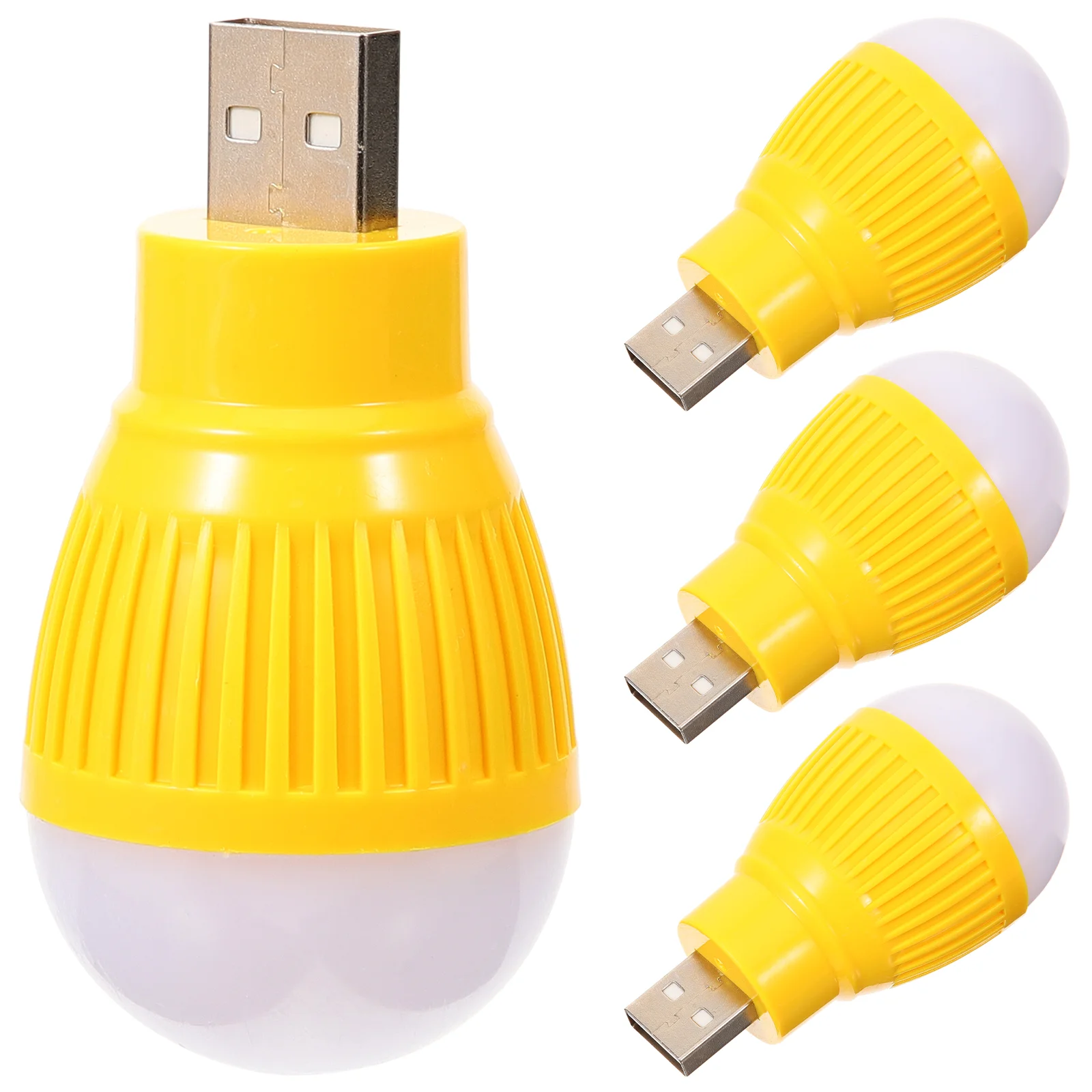 

4 шт., маленькие светодиодные лампы USB