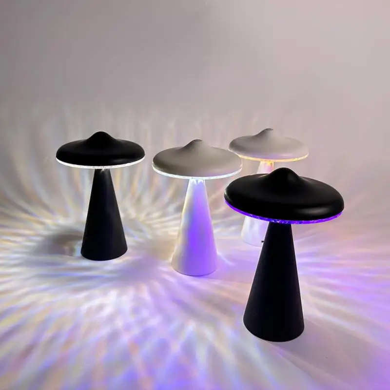 

Mushroom Night Light Table Lamp Touch Color Change Lights Mushroom Atmosphere Bar Lamp Decoration Bedside Bedroom Kids Gift