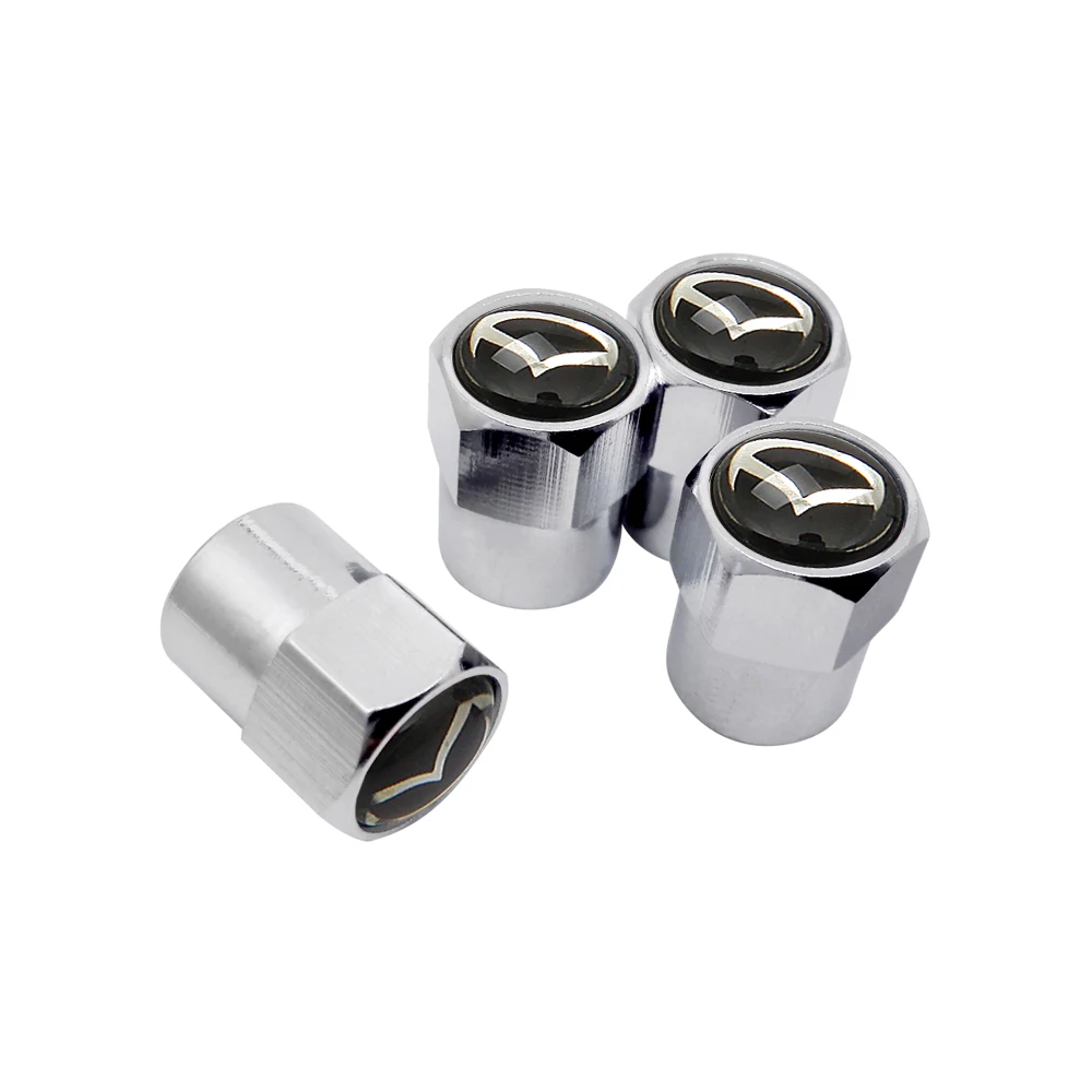 

4 шт. колпачки для клапанов шин автомобиля, колпачки для штока шин для Mazda 3 5 6 Axela Atenza Speed CX4 CX3 CX7 CX5 CX9 CX30 RX8 RX7 MX3 MX5