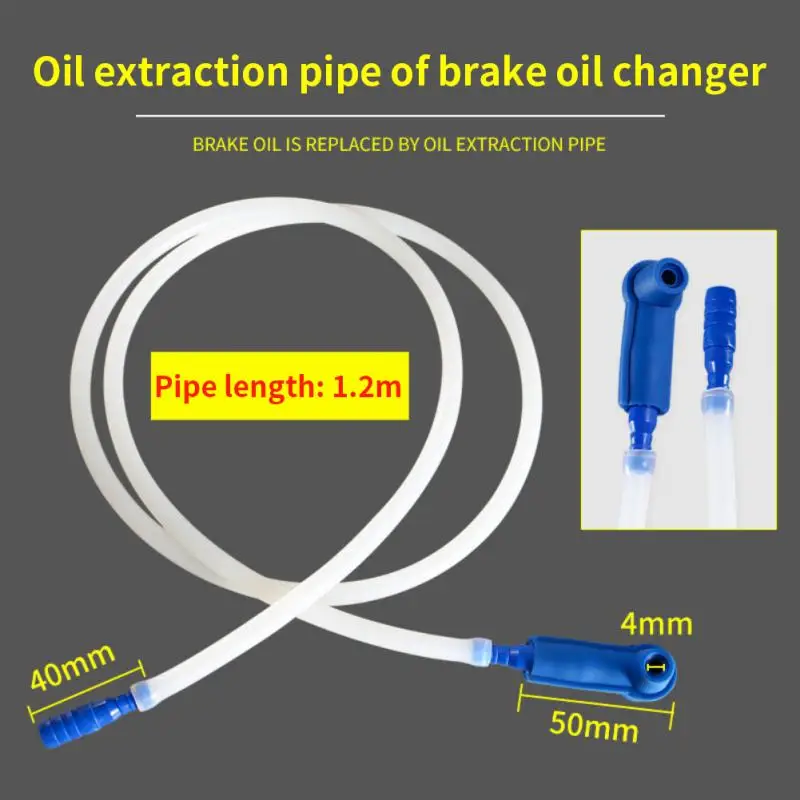 

Brake Oil Changer Connector Emptying Tool with 1.2m Oil Pumping Pipe Brake Oil Replacement Tool for Car Vehicles Accessories