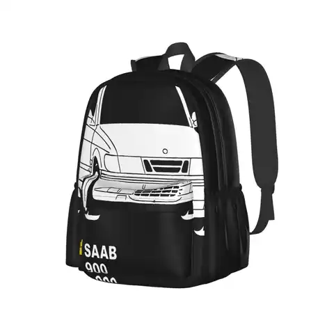 Мужская сумка для экрана Saab 900 Mk2 Se Turbo 3, сумка-тоут на заказ, милая сумка, школьная сумка для смены, пользовательская сумка, Хлопковая сумка, с...