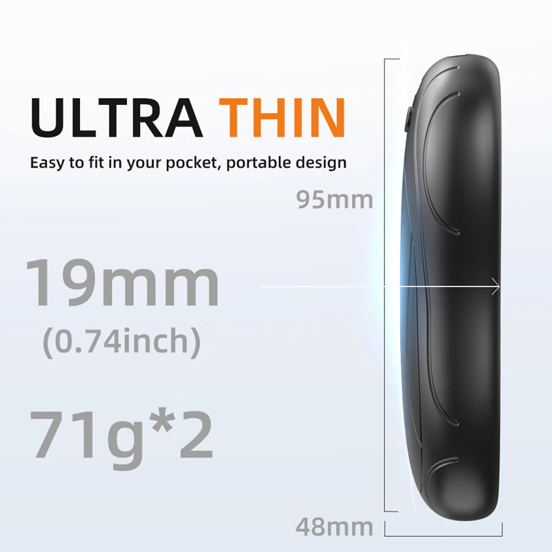 Грелка для рук Xiaomi с магнитным разделением и тремя уровнями контроля температуры