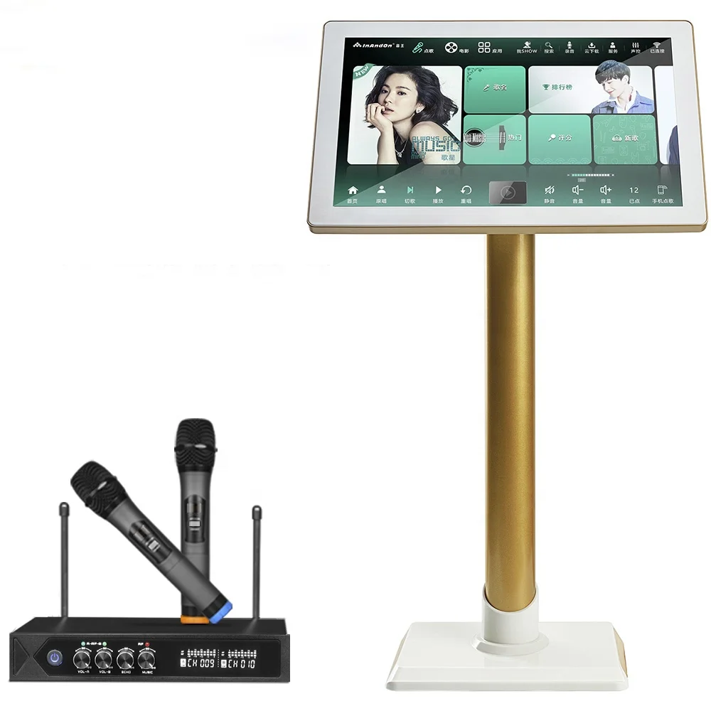 

InAndOn All in one Touch Screen Karaoke System Wifi HDD Free Cloud Download KTV Machine Mega Vision Karaoke Players