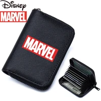 disney marvel new mens card holder trend young student card holder pvc multi card slot large capacity fashion trend coin purse