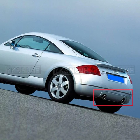 Для Audi TT 8N Sport Coupe Convertible 2 двери задний бампер диффузор спойлер защита заднего углеродного волокна 2004 2005 2006