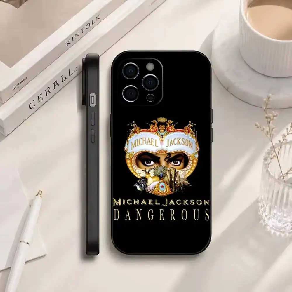 Чехол для телефона Pop King M-Michael Jackson для iPhone 17, 16, 15, 14, 13, 12, 11, Pro, Max, Plus, Air, X, XS, XR, SE, мягкий черный (один) (art.: 3920dbb22de96) - 3920dbb22de96