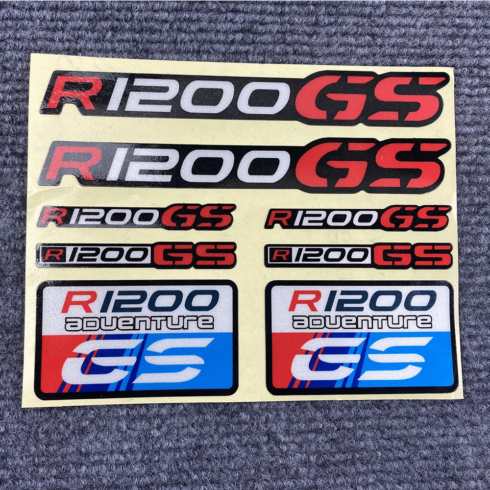 

Motorcycle LOGO reflective fuel wheels fairing portable luggage helmet stickers sign decoration Decals for BMW R1200GS R1200 GS